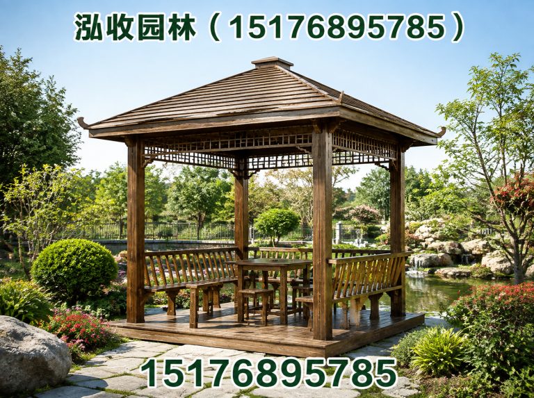 汉中防腐木展示图